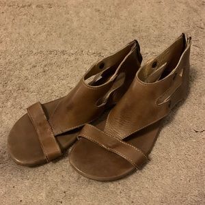 💕Brown leather sandals